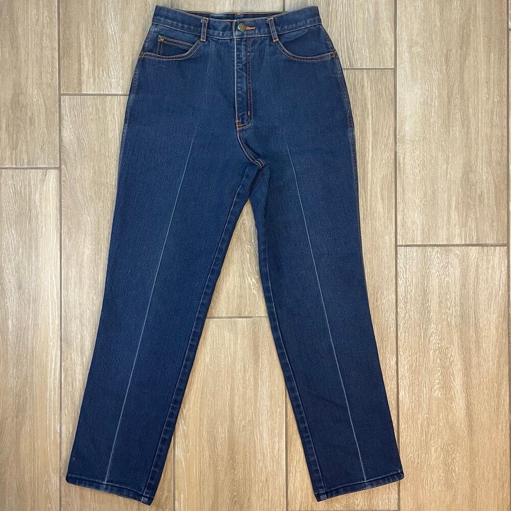 Vintage Gitano Mom Jeans Womens 12 Blue High Rise Tapered Denim Made in USA